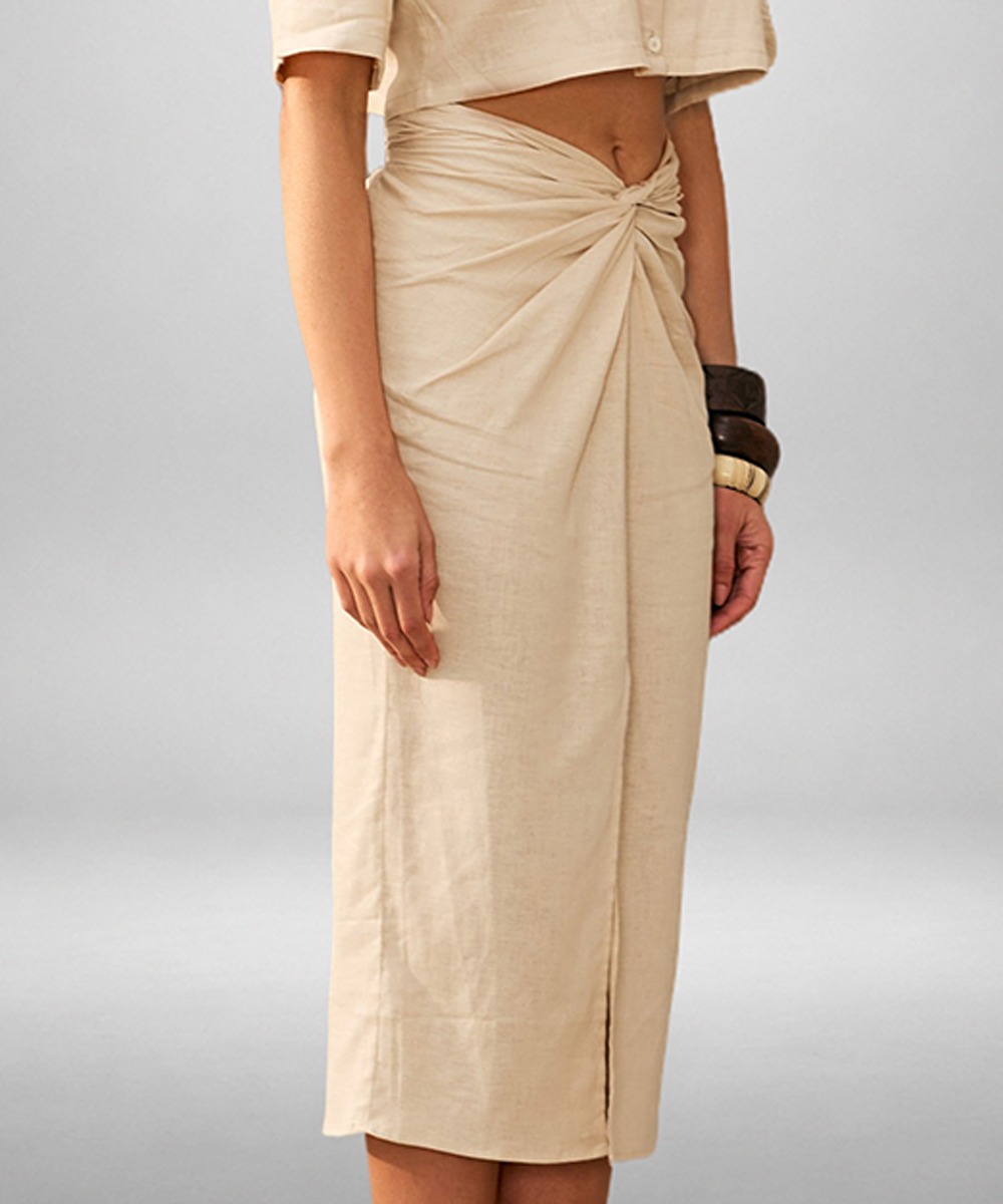 Draped skirt